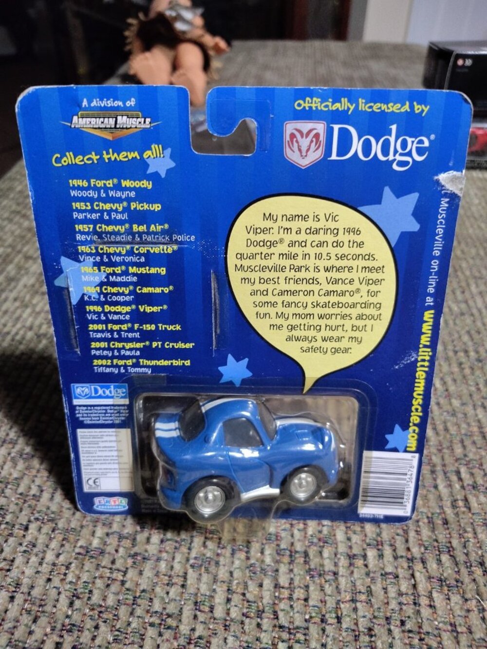 1996 Viper Little Muscle Die-cast Metal Dodge VIC American Muscle - Picture 2 of 3